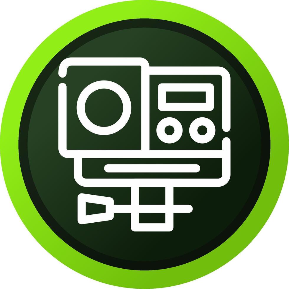 Action Camera Creative Icon Design vector