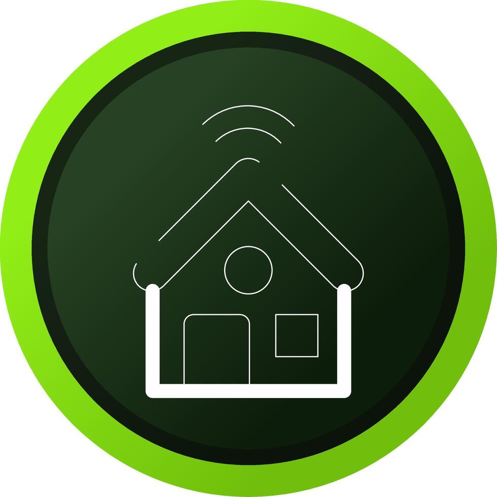 Smart Home Creative Icon Design vector