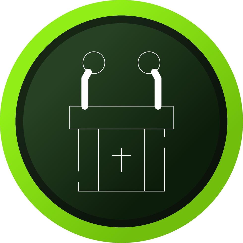 Pulpit Creative Icon Design vector
