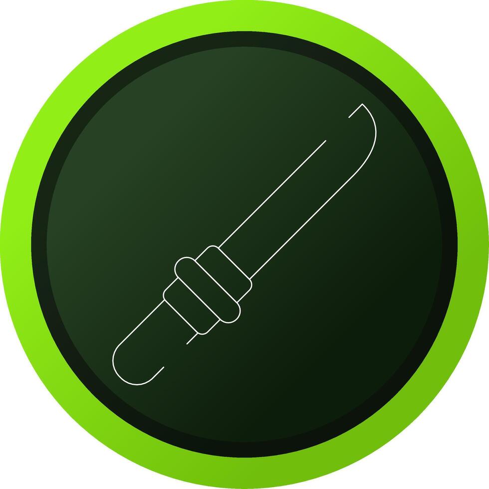 diseño de icono creativo de cuchillo vector