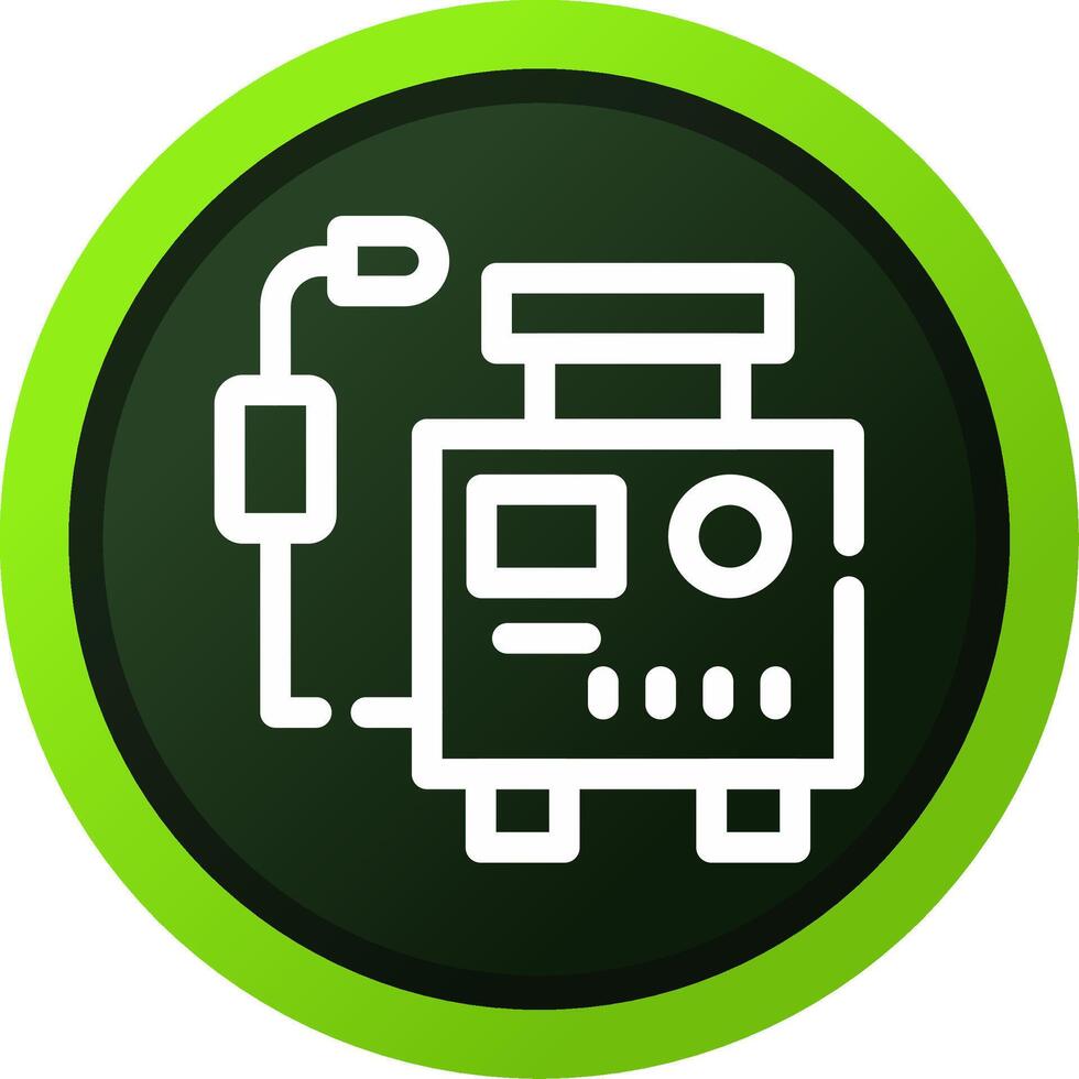 Welding Machine Creative Icon Design vector