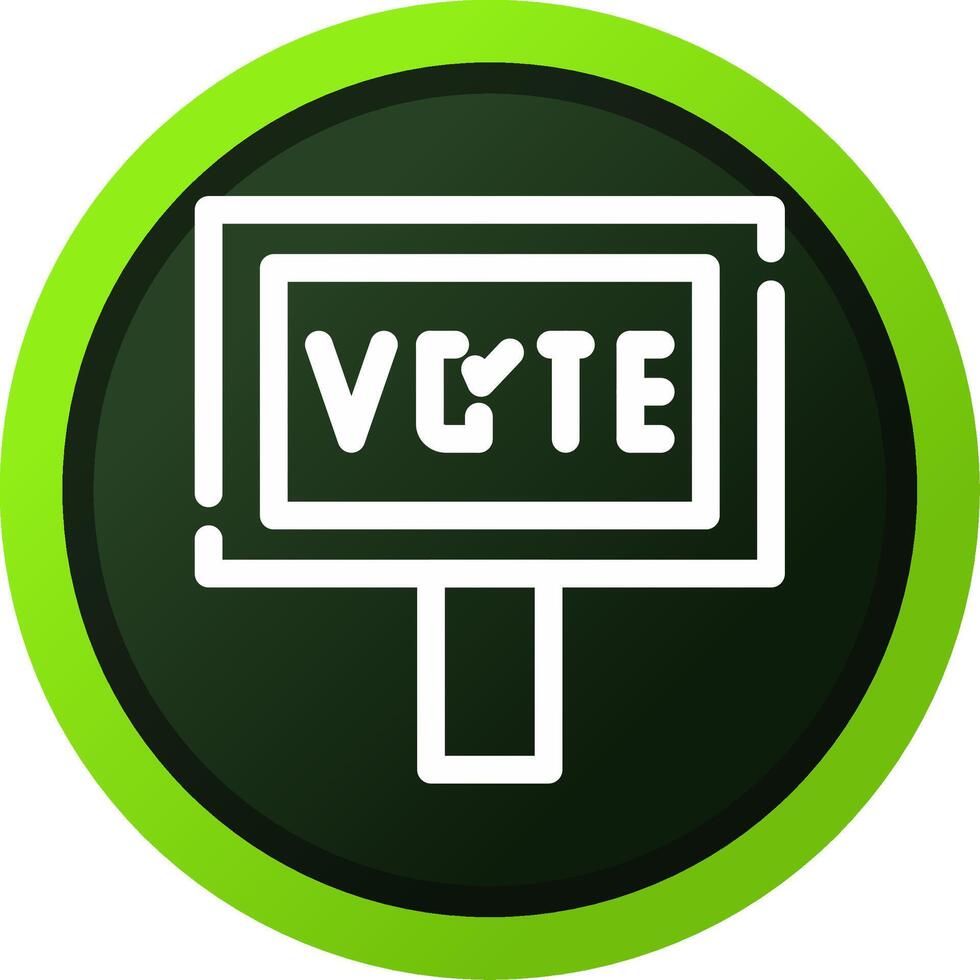 Vote Creative Icon Design vector