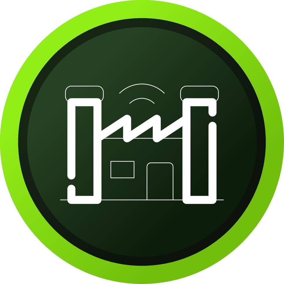Smart Factory Creative Icon Design vector
