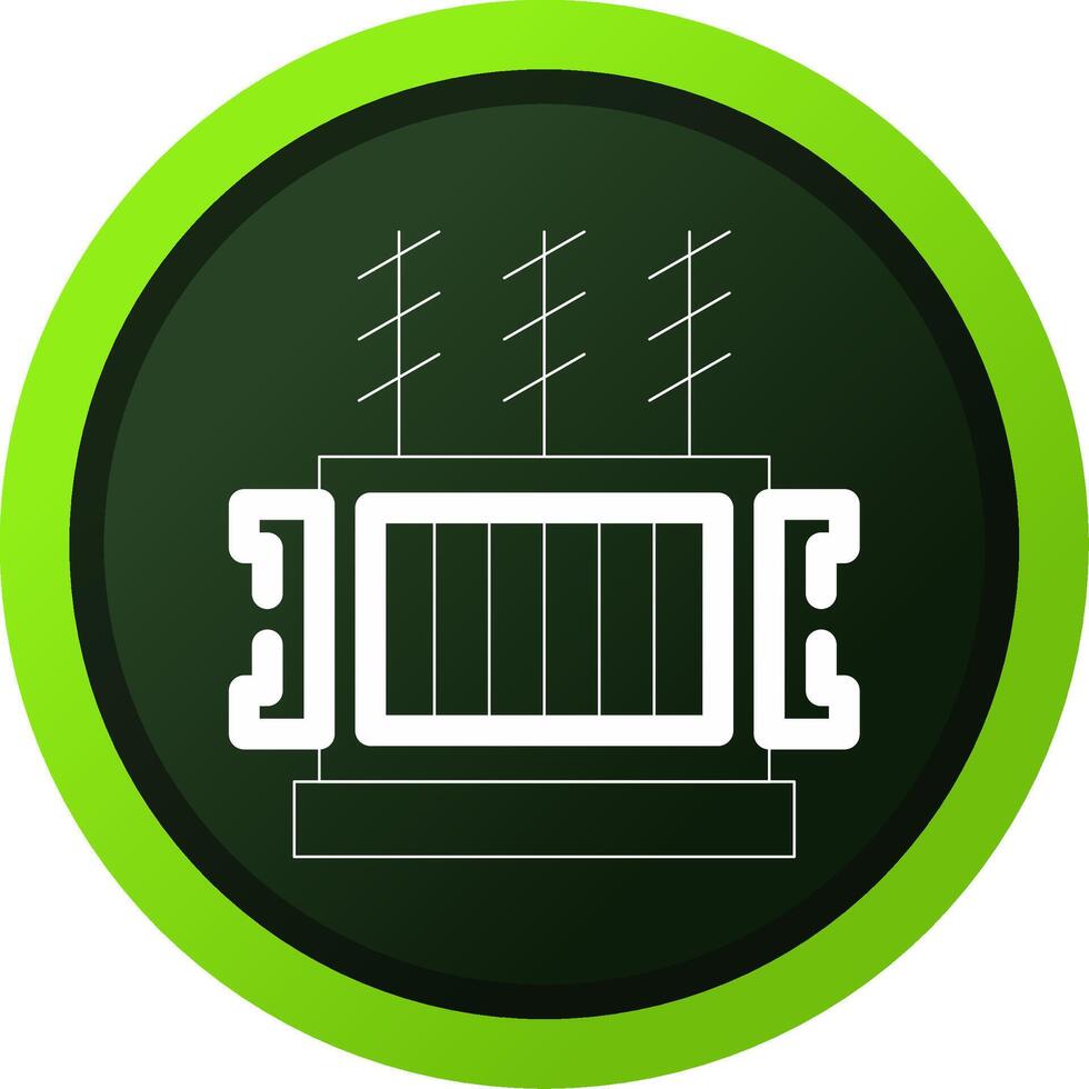 Power Transformer Creative Icon Design vector