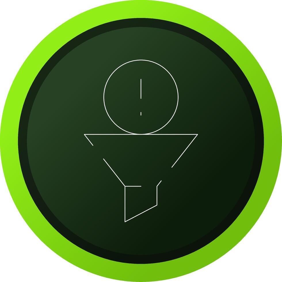 Filtering Creative Icon Design vector