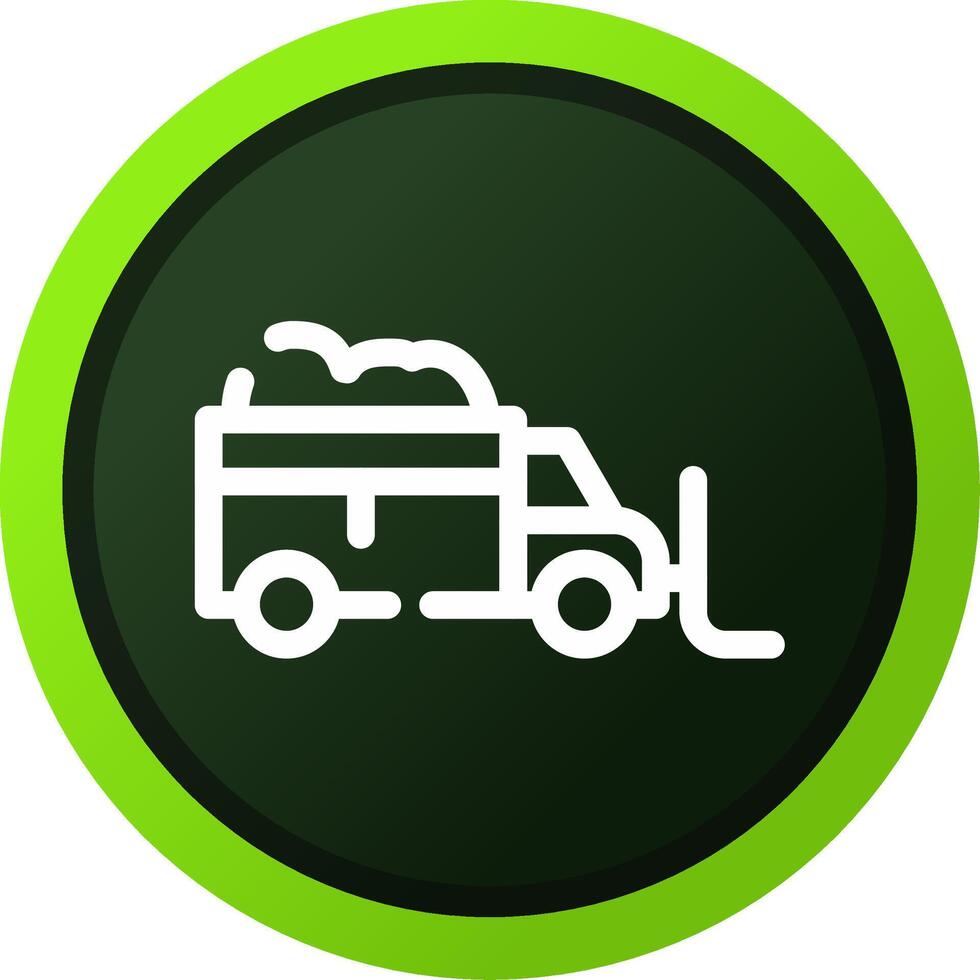 Snowplow Creative Icon Design vector