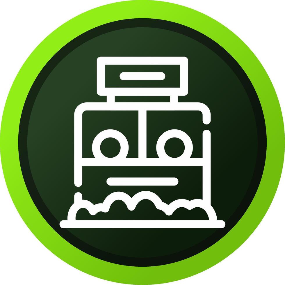 Ticket Box Creative Icon Design vector