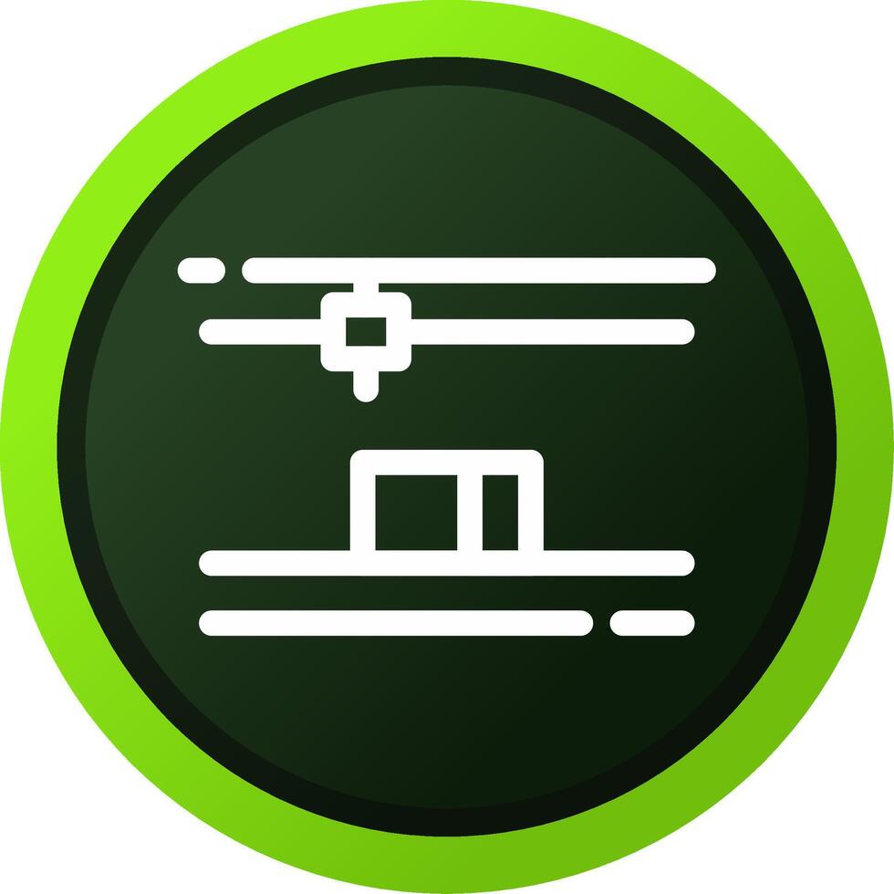 3D Printing Creative Icon Design vector
