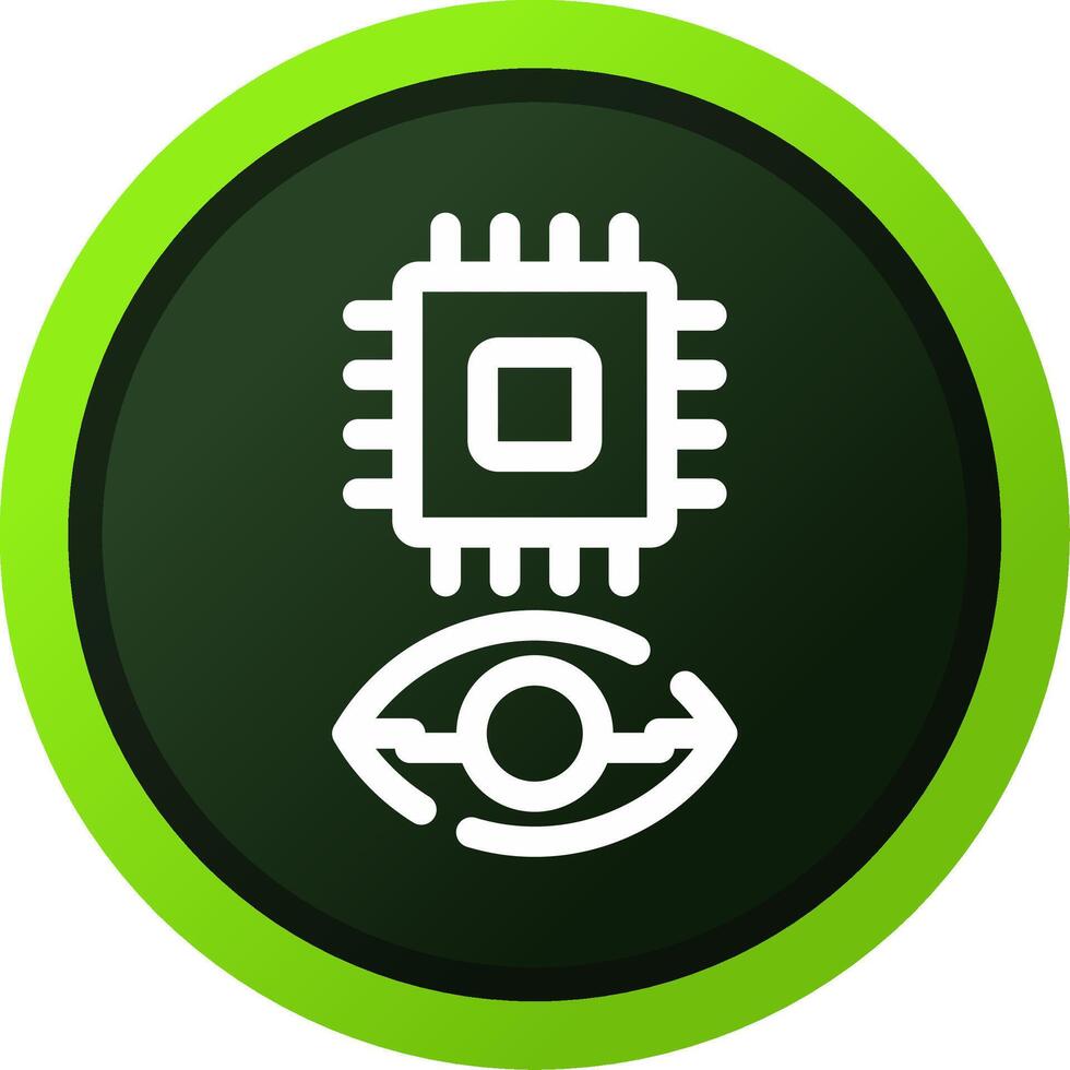 Eye Augmentation Creative Icon Design vector