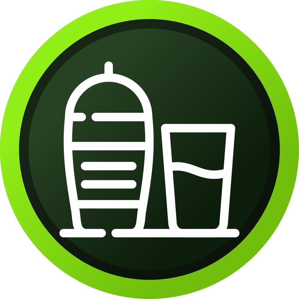 Cocktail Shaker Creative Icon Design vector