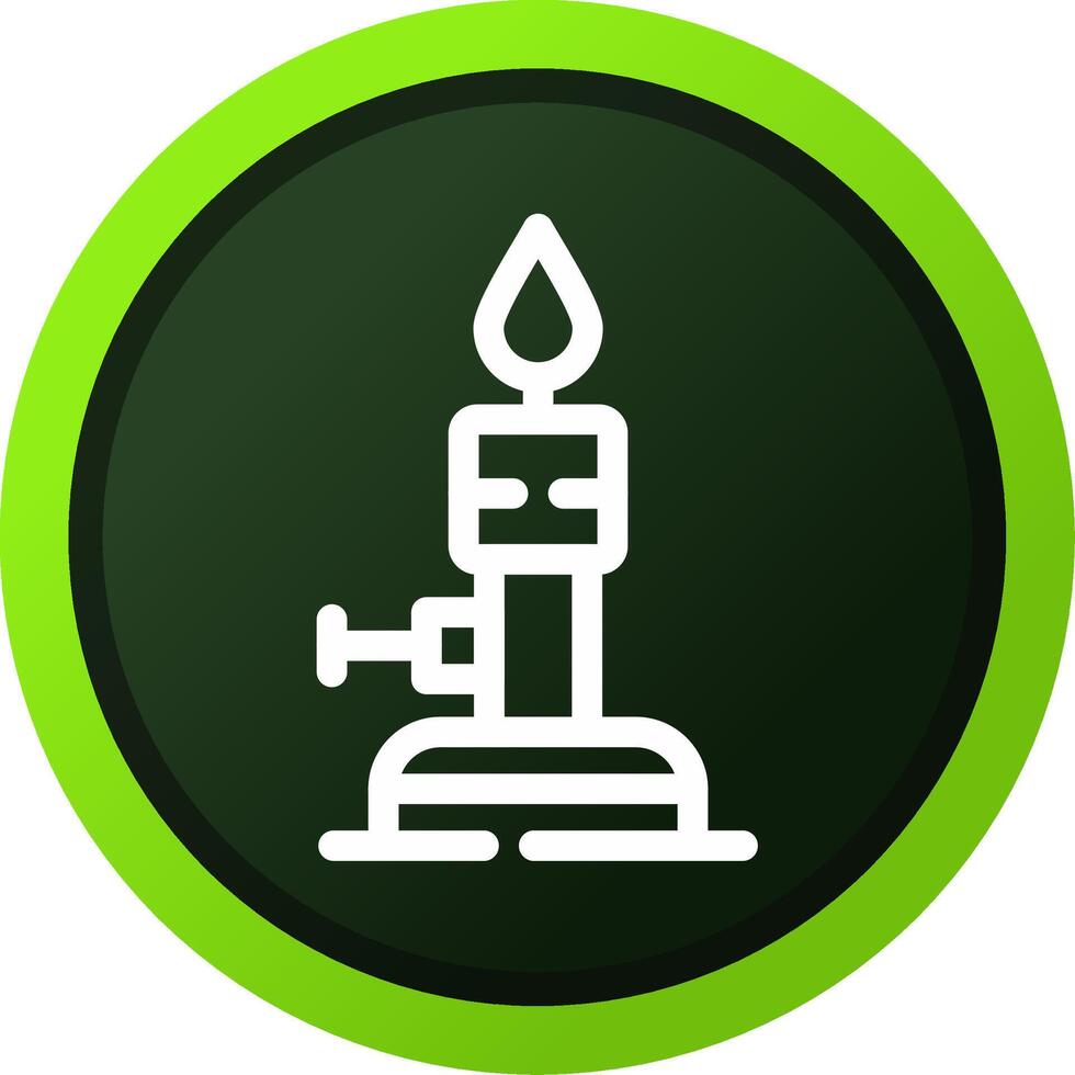 Bunsen Burner Creative Icon Design vector