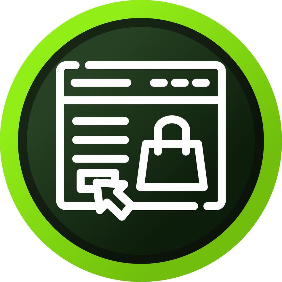 Online Store Creative Icon Design vector