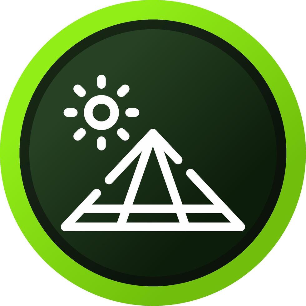 Pyramid Creative Icon Design vector