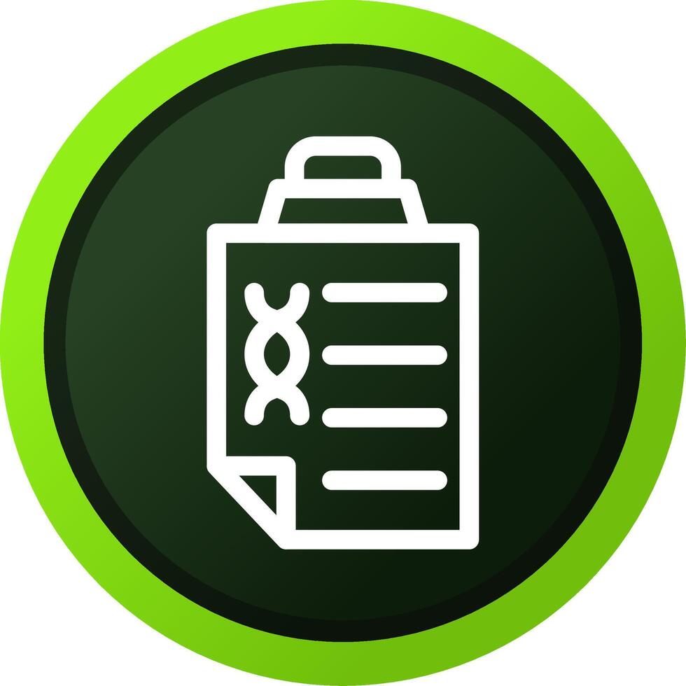 DNA Test Creative Icon Design vector
