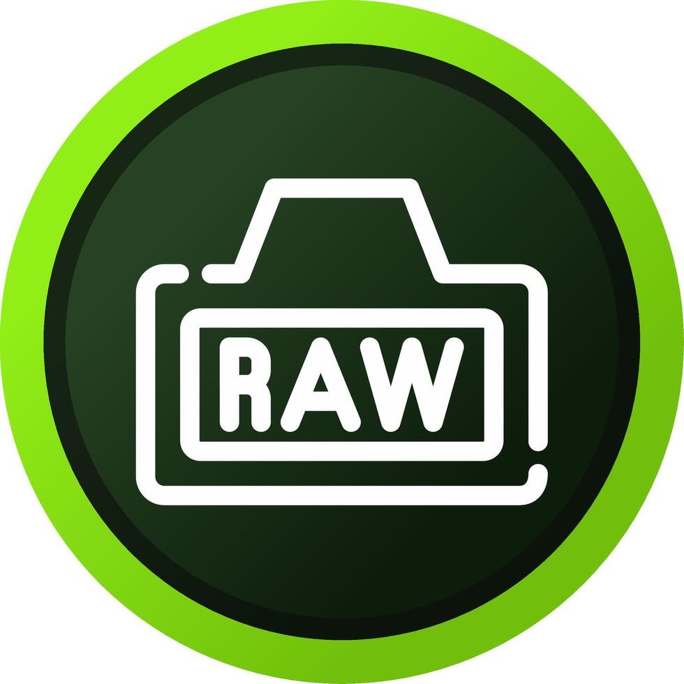 Raw Creative Icon Design vector
