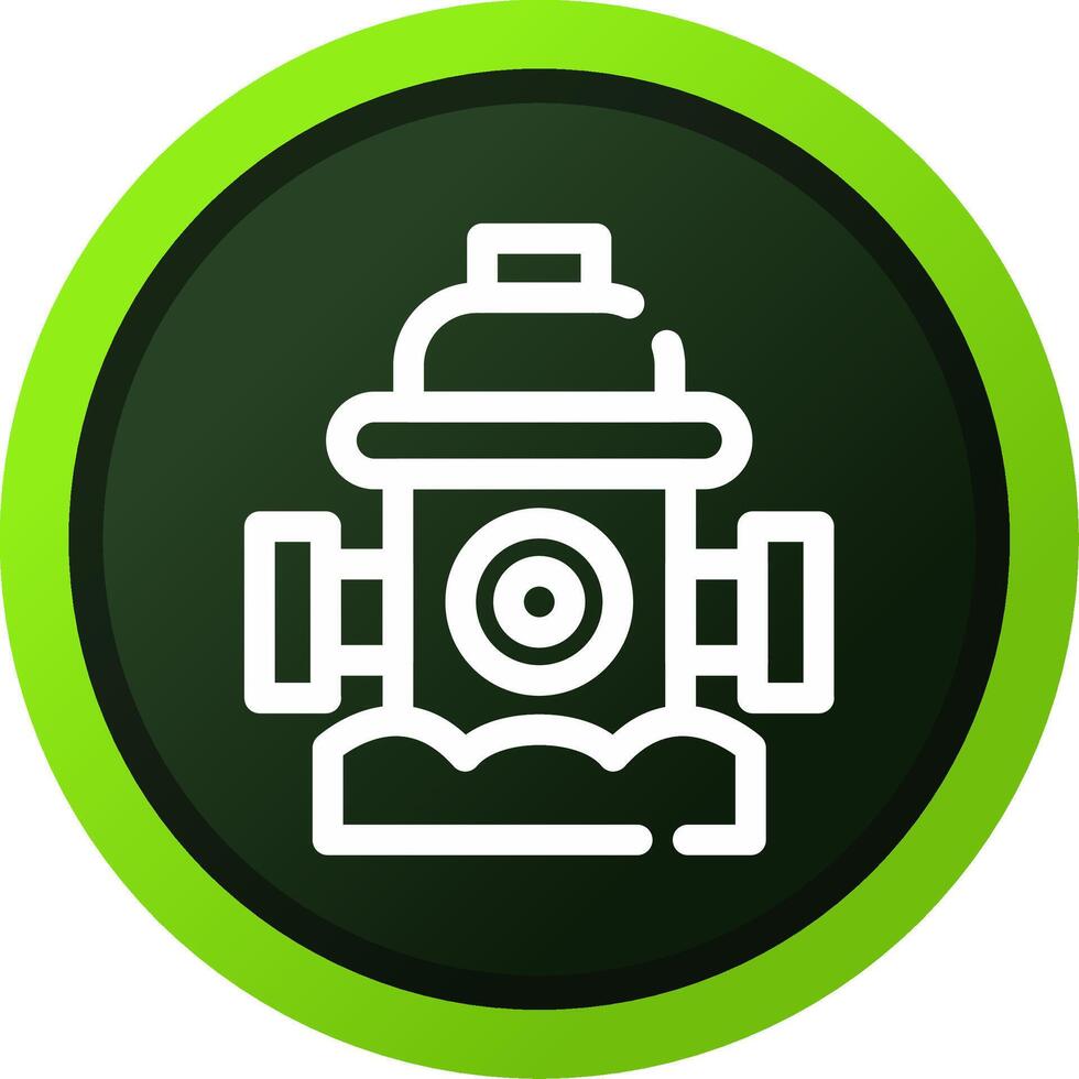 Fire Hydrant Creative Icon Design vector
