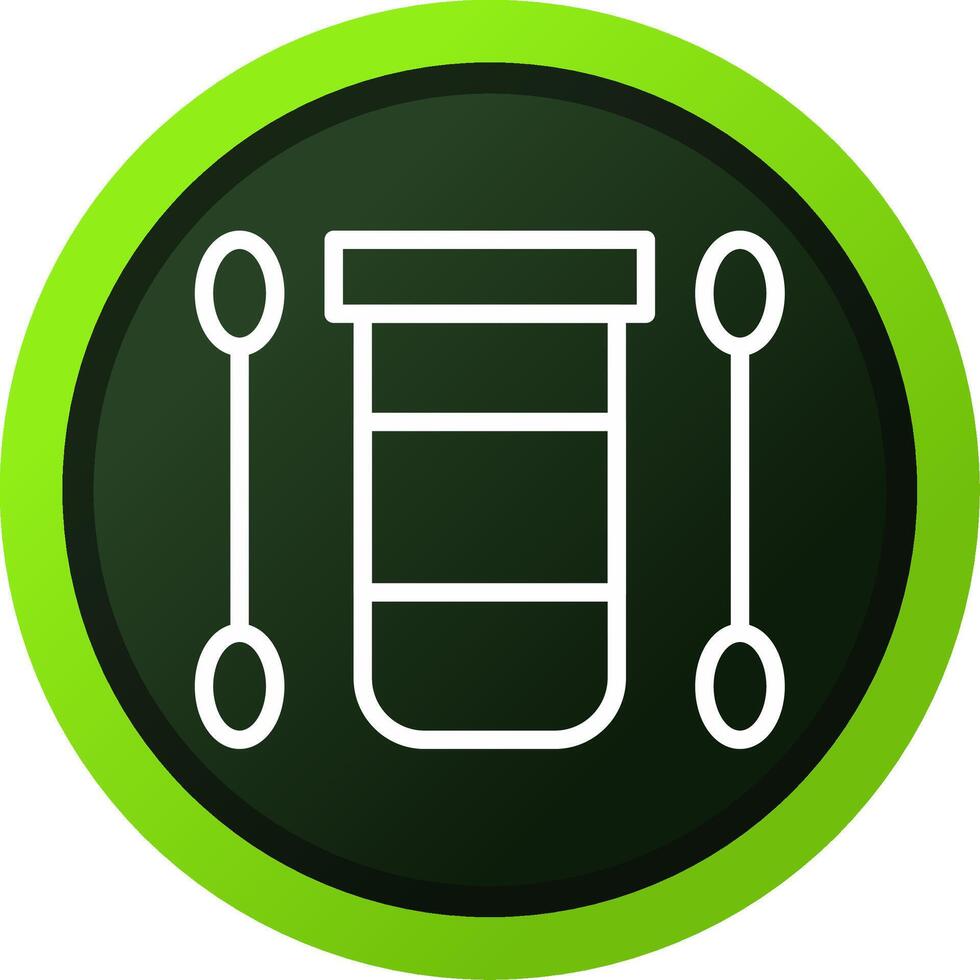 Cotton Swab Creative Icon Design vector