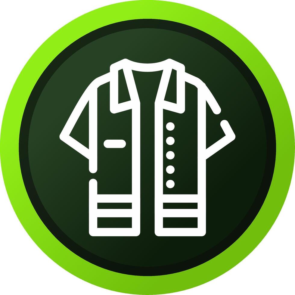 diseño de icono creativo de camisa vector