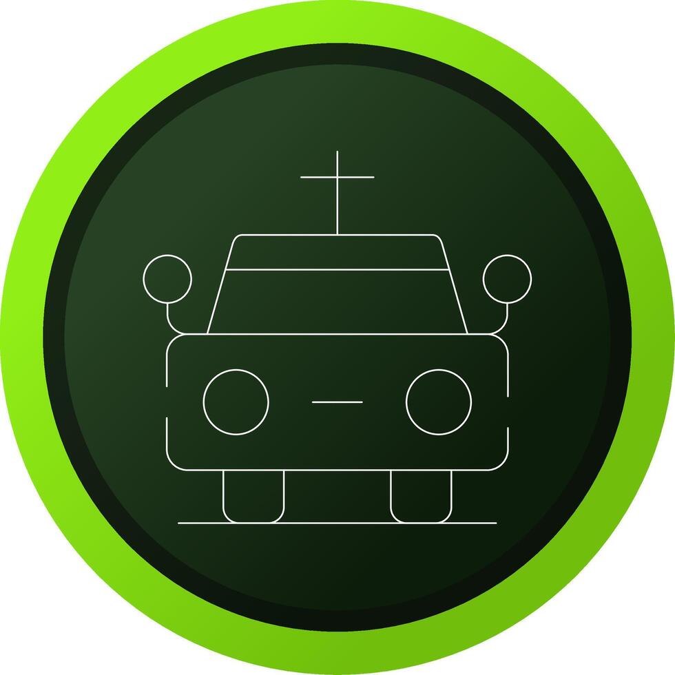 Hearse Creative Icon Design vector