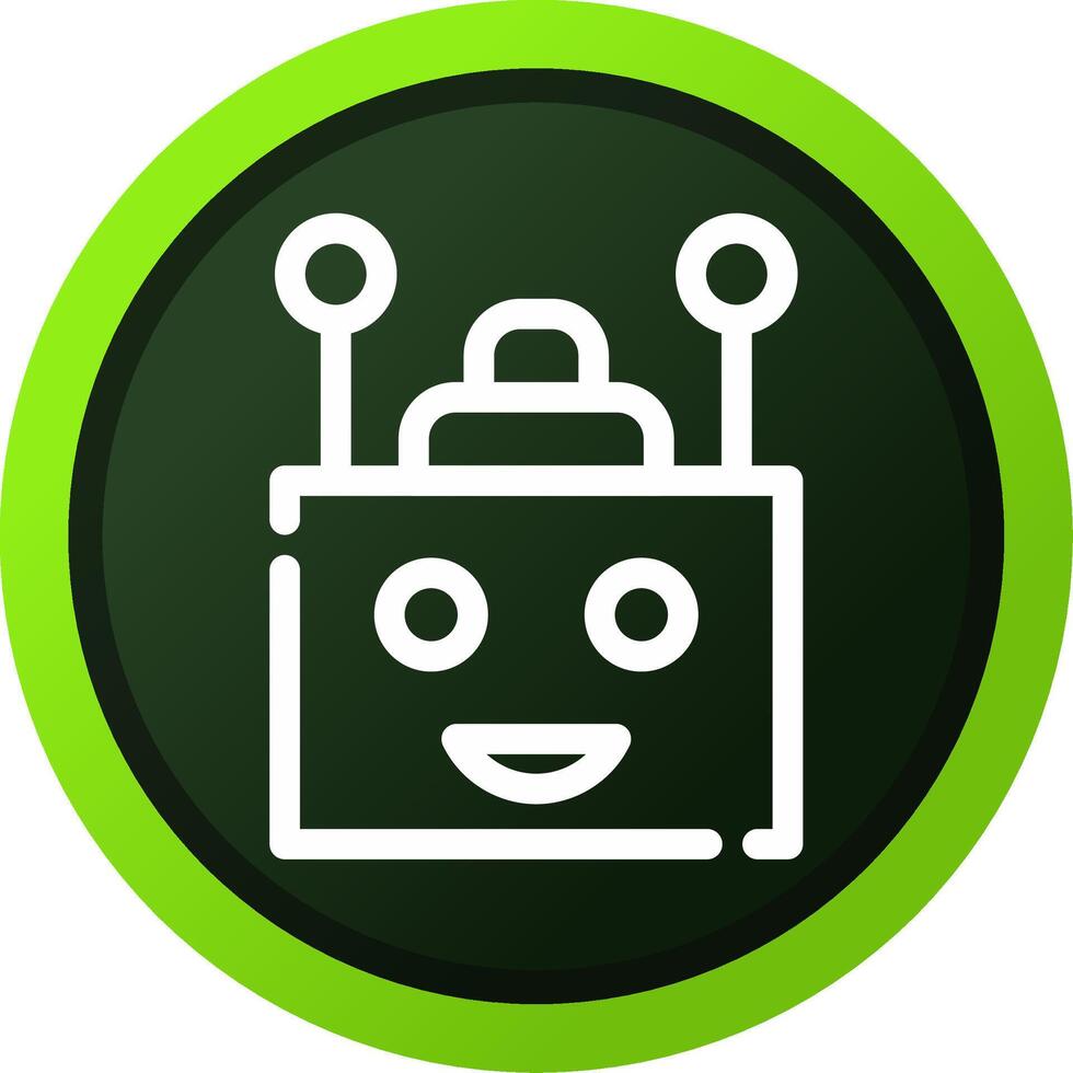 Chatbot Creative Icon Design vector