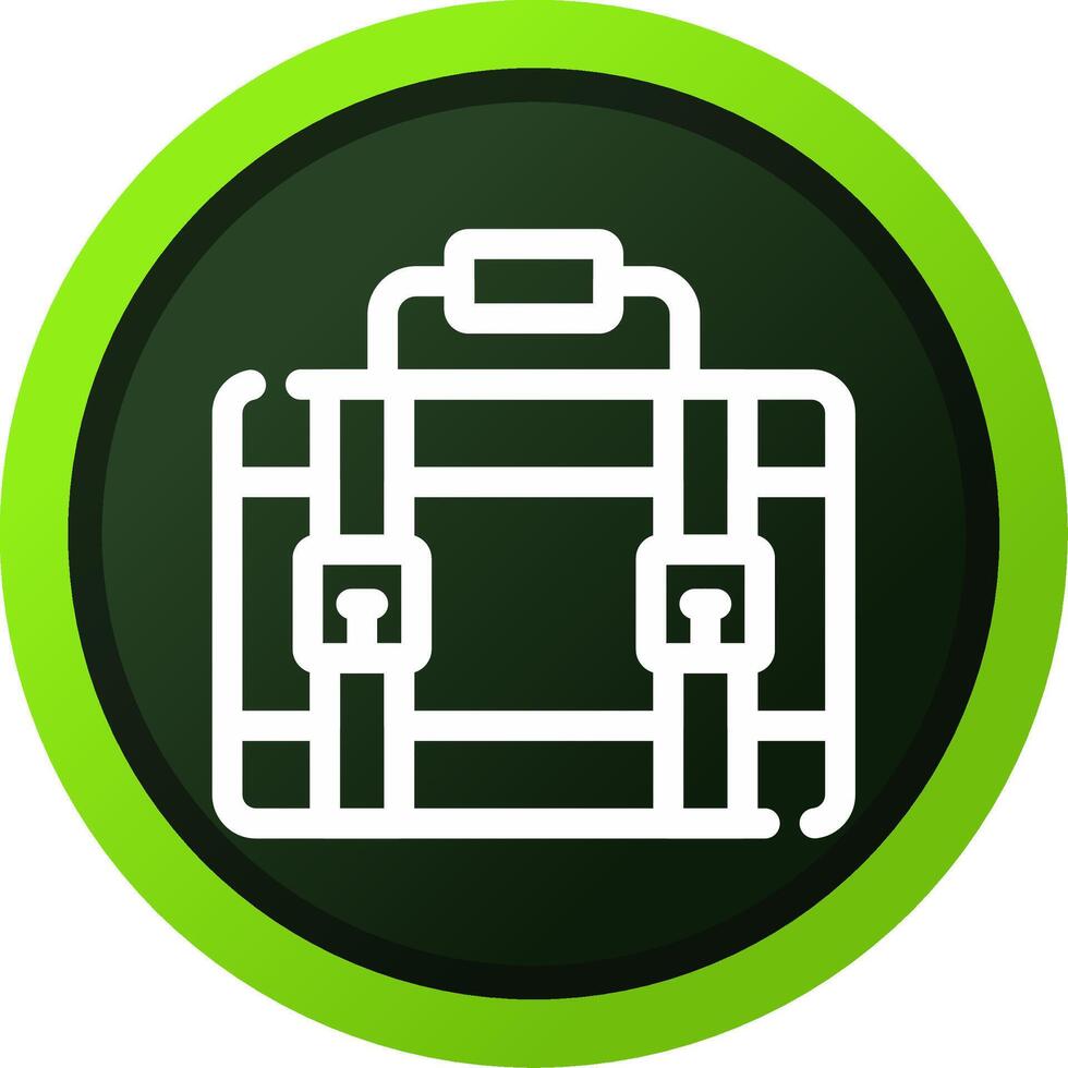 Suitcase Creative Icon Design vector