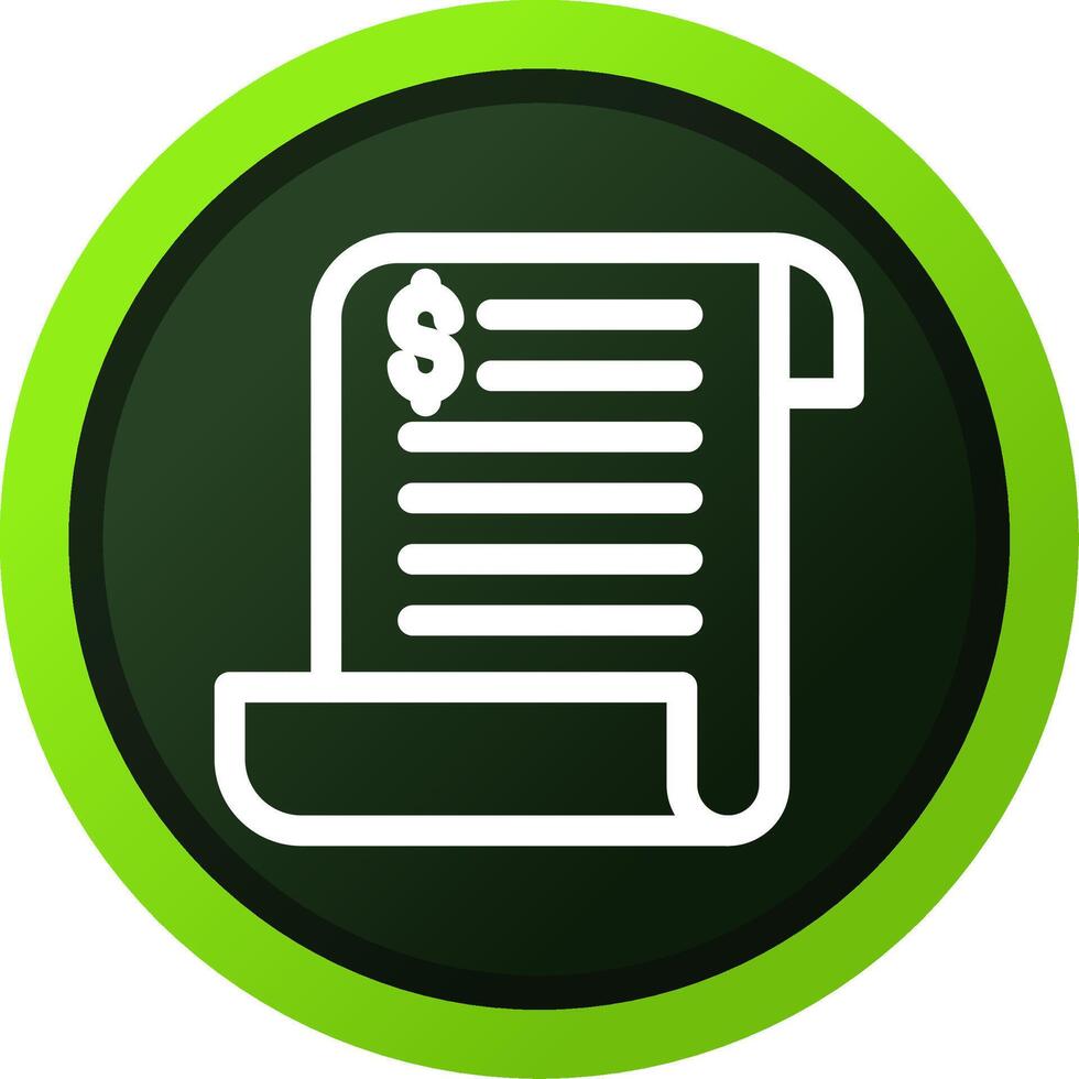 Bill Creative Icon Design vector