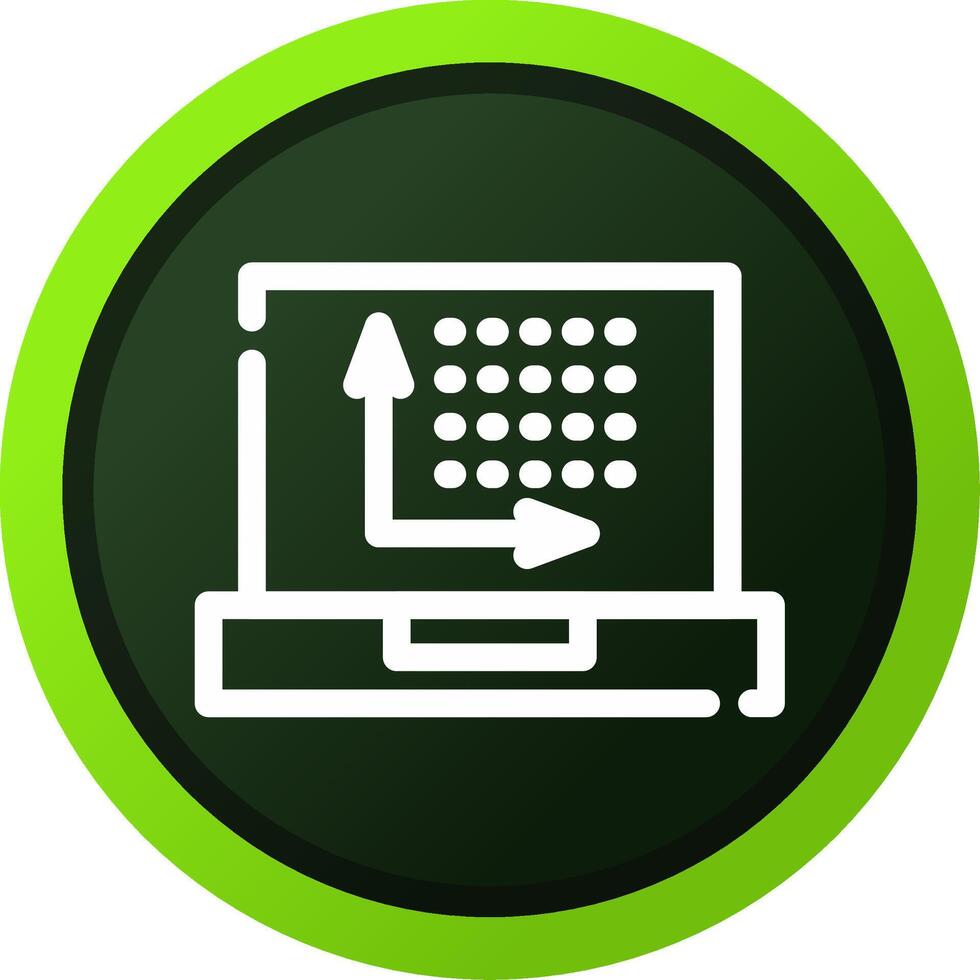 Dots Per Inch Creative Icon Design vector