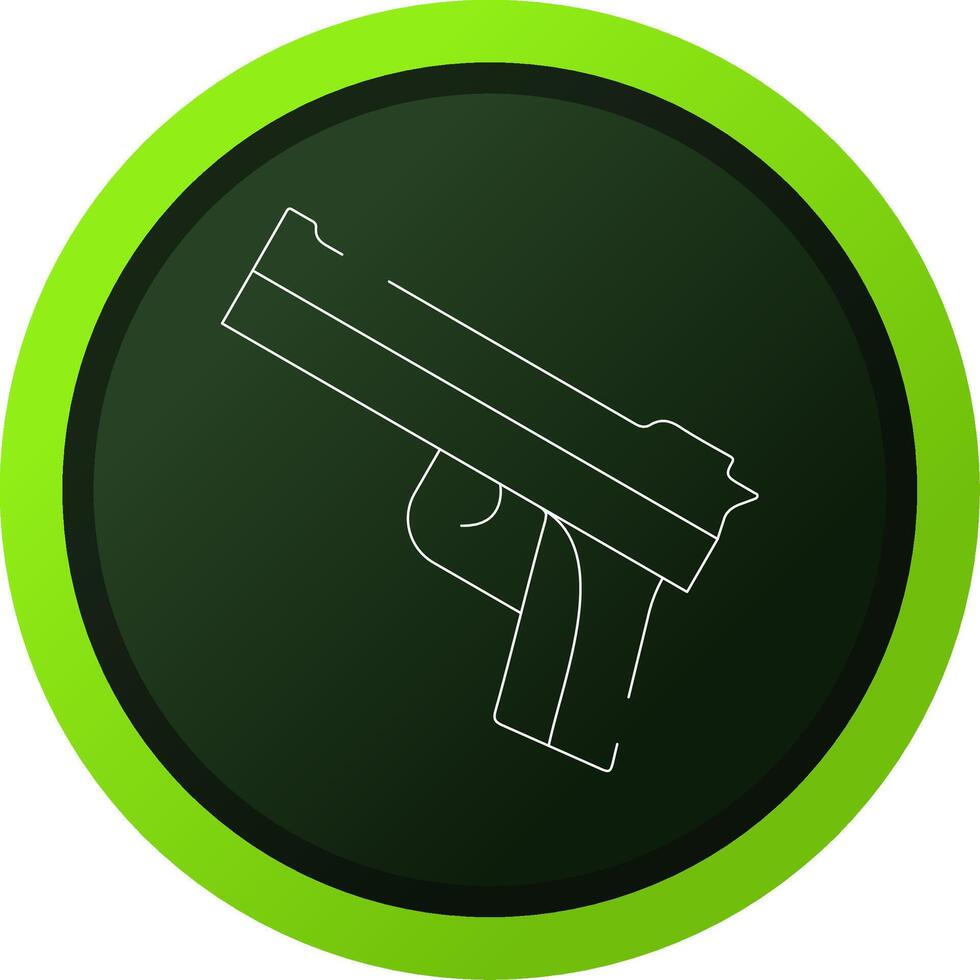 Police Gun Creative Icon Design vector