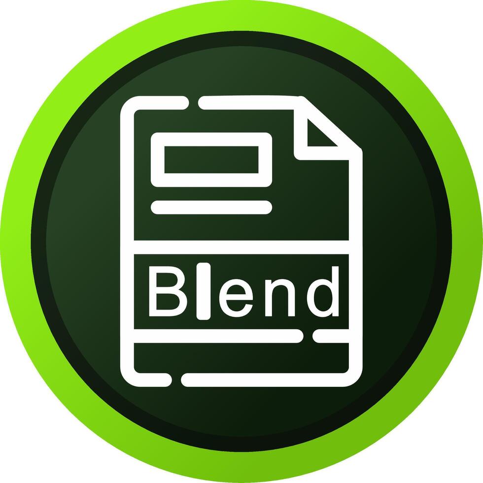 Blend Creative Icon Design vector