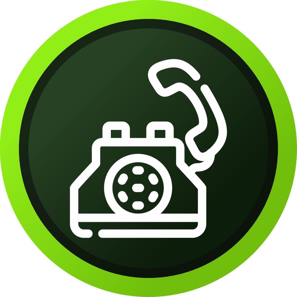 Telephone Creative Icon Design vector