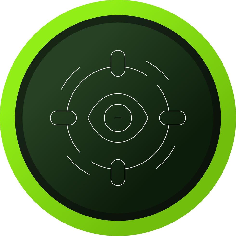 Focusing Creative Icon Design vector