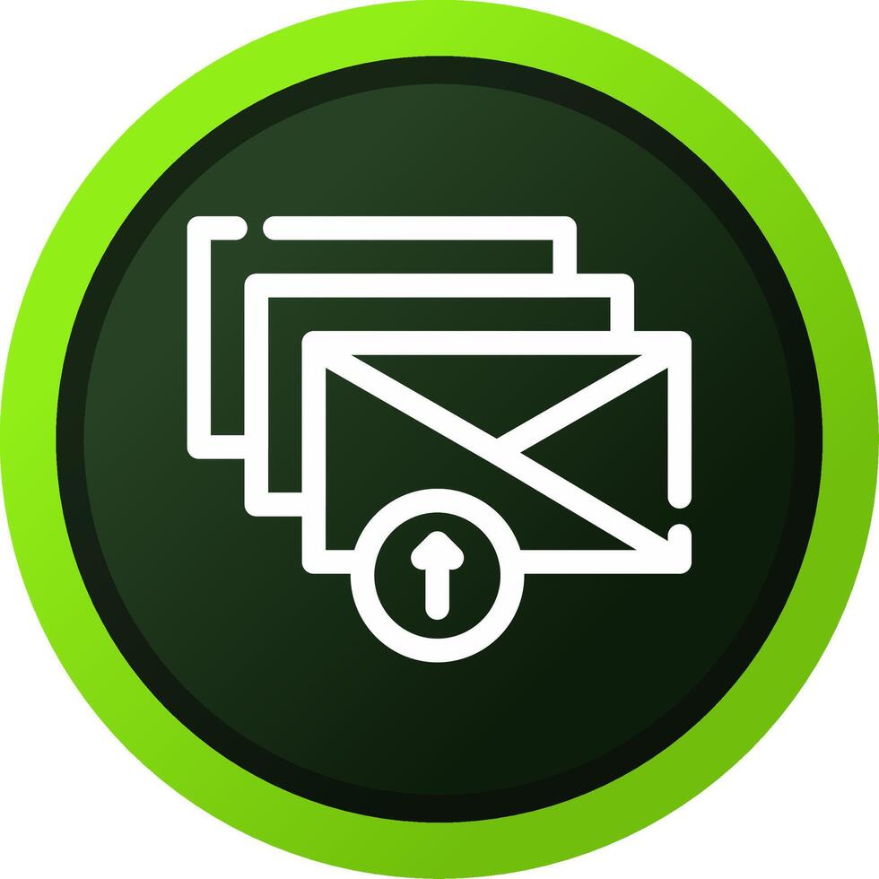 Email Blasts Creative Icon Design vector