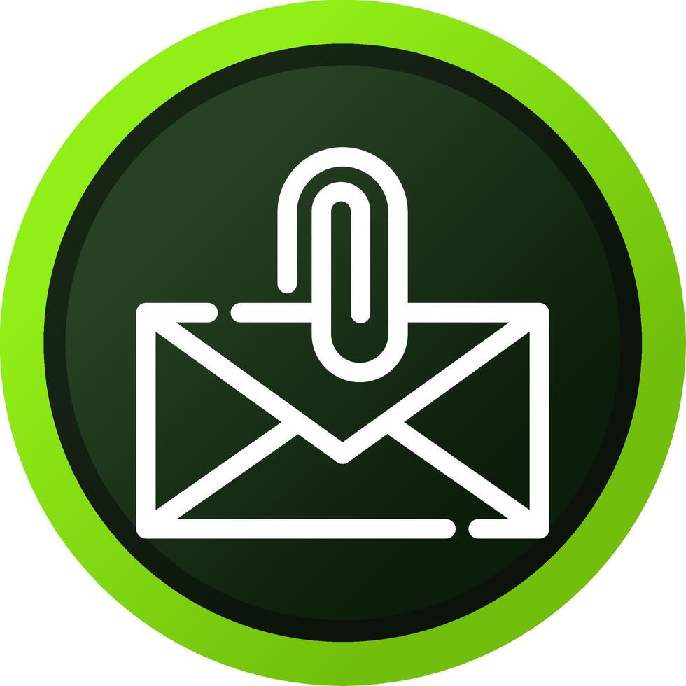 Attach File Email Creative Icon Design vector