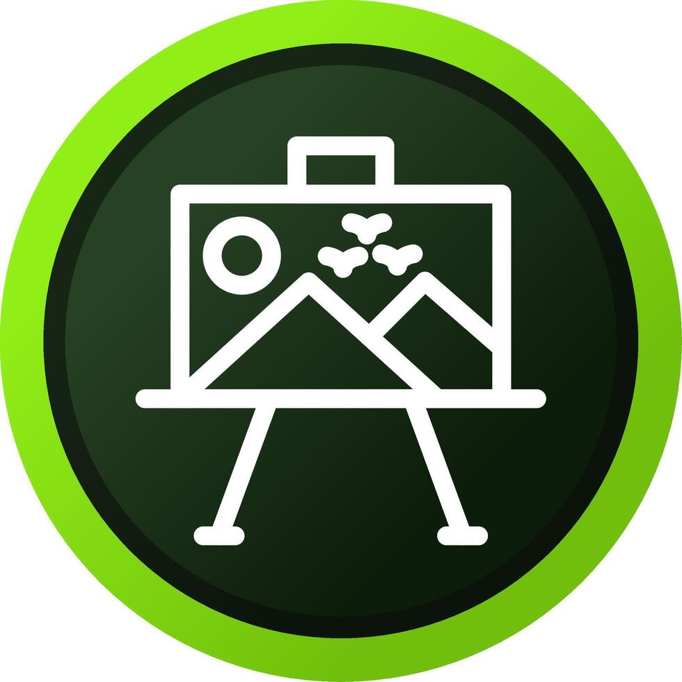 Paint Canvas Creative Icon Design vector