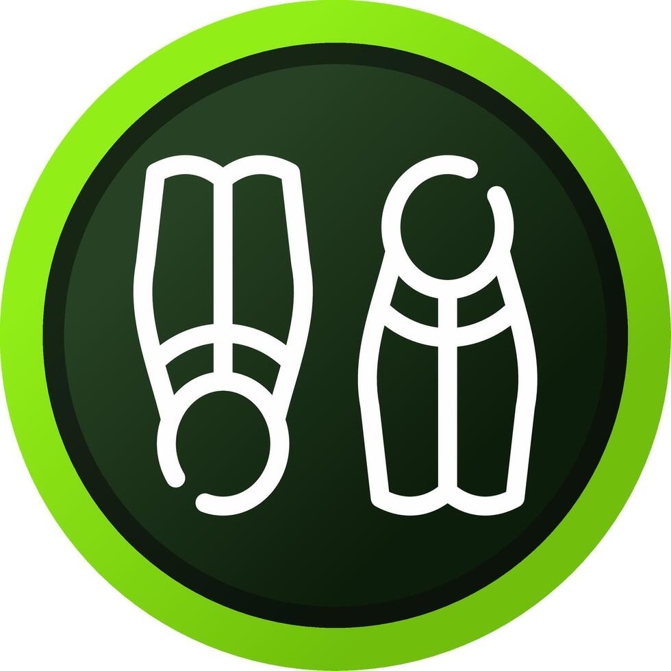 Flippers Creative Icon Design vector