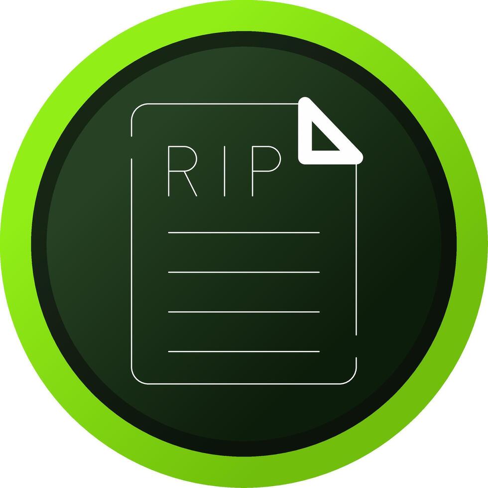 Death Certificate Creative Icon Design vector