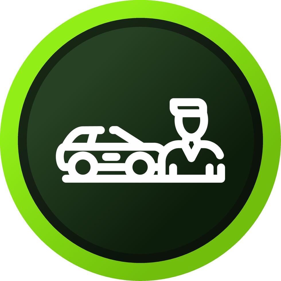 Used Car Dealership Creative Icon Design vector