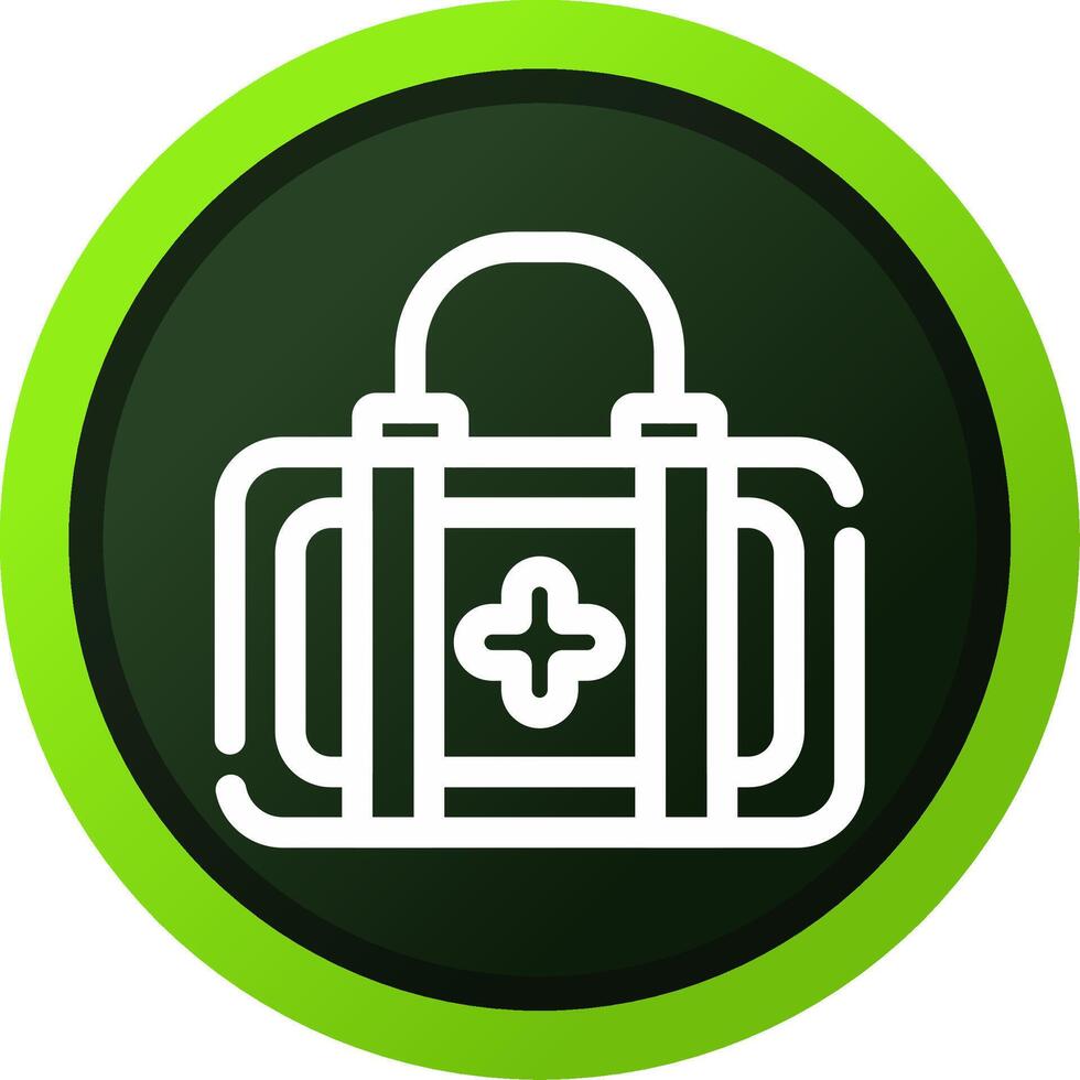 First Aid Kit Creative Icon Design vector