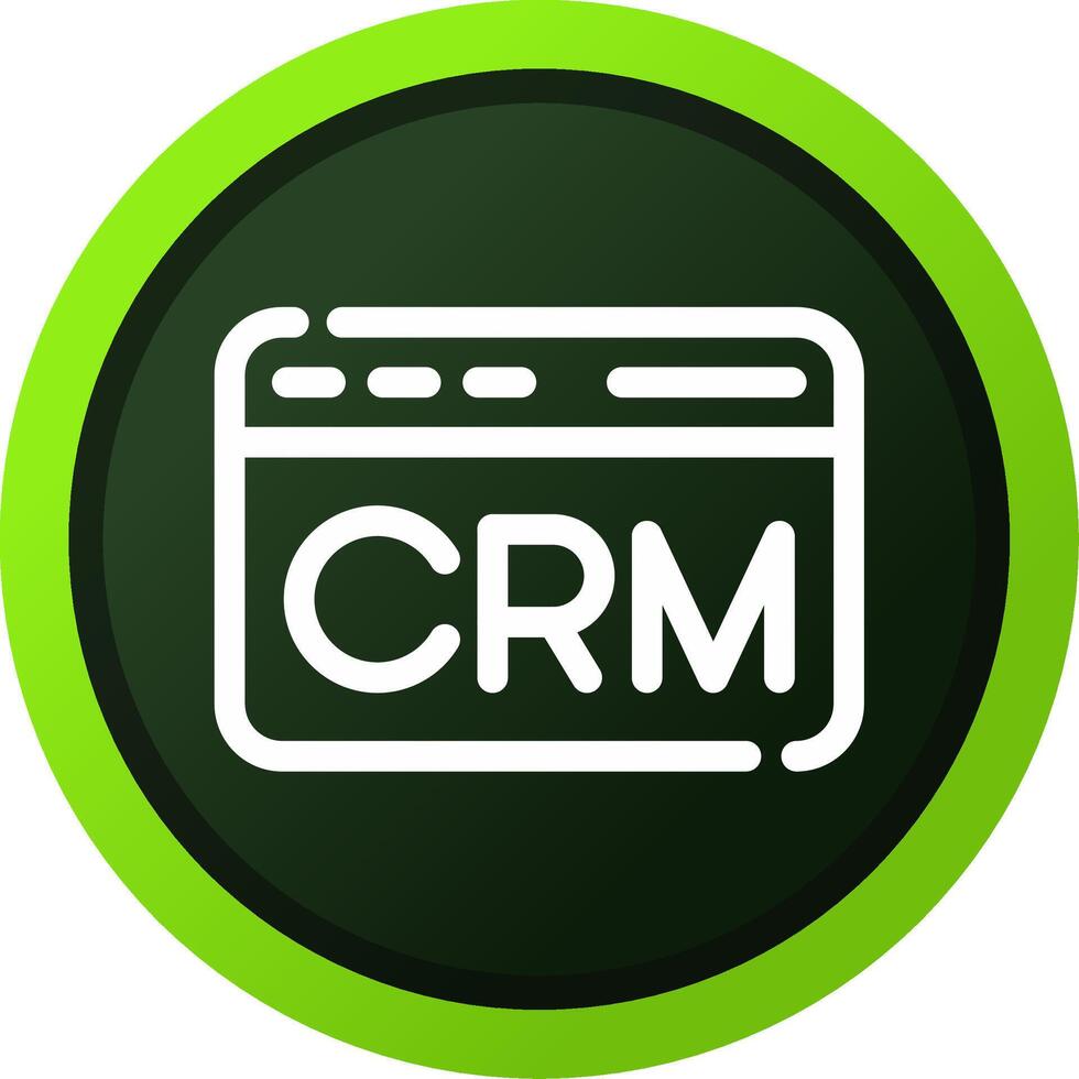 CRM Creative Icon Design vector