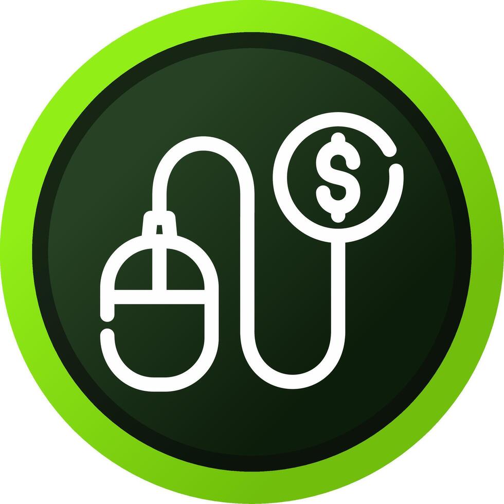 Pay Per Click Creative Icon Design vector