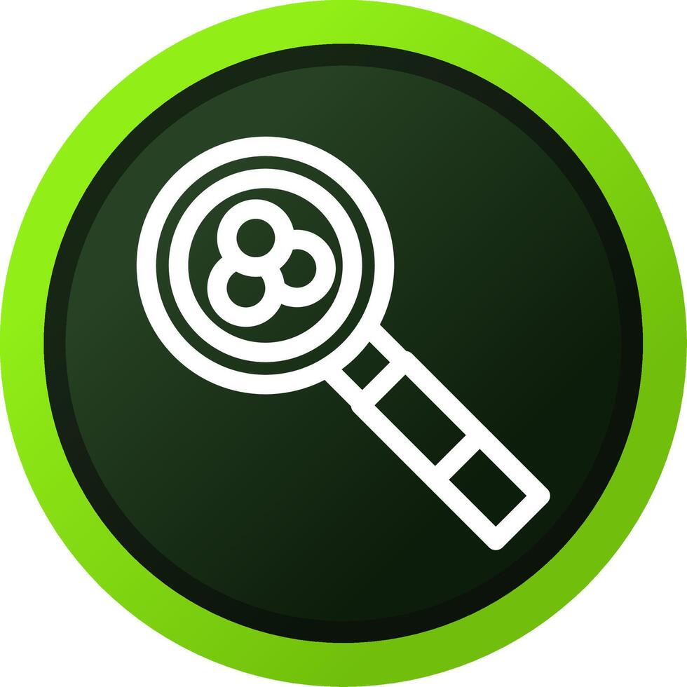 Magnifying Glass Creative Icon Design vector