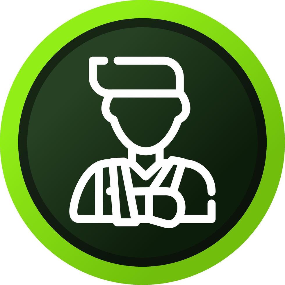 Injury Creative Icon Design vector