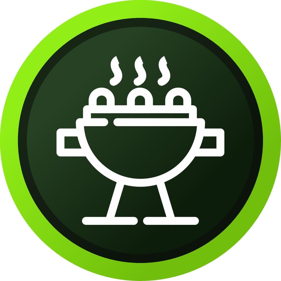 Grill Creative Icon Design vector