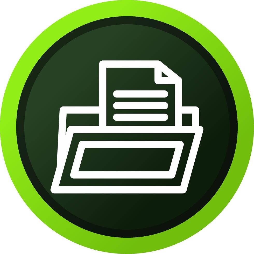 Folder Creative Icon Design vector