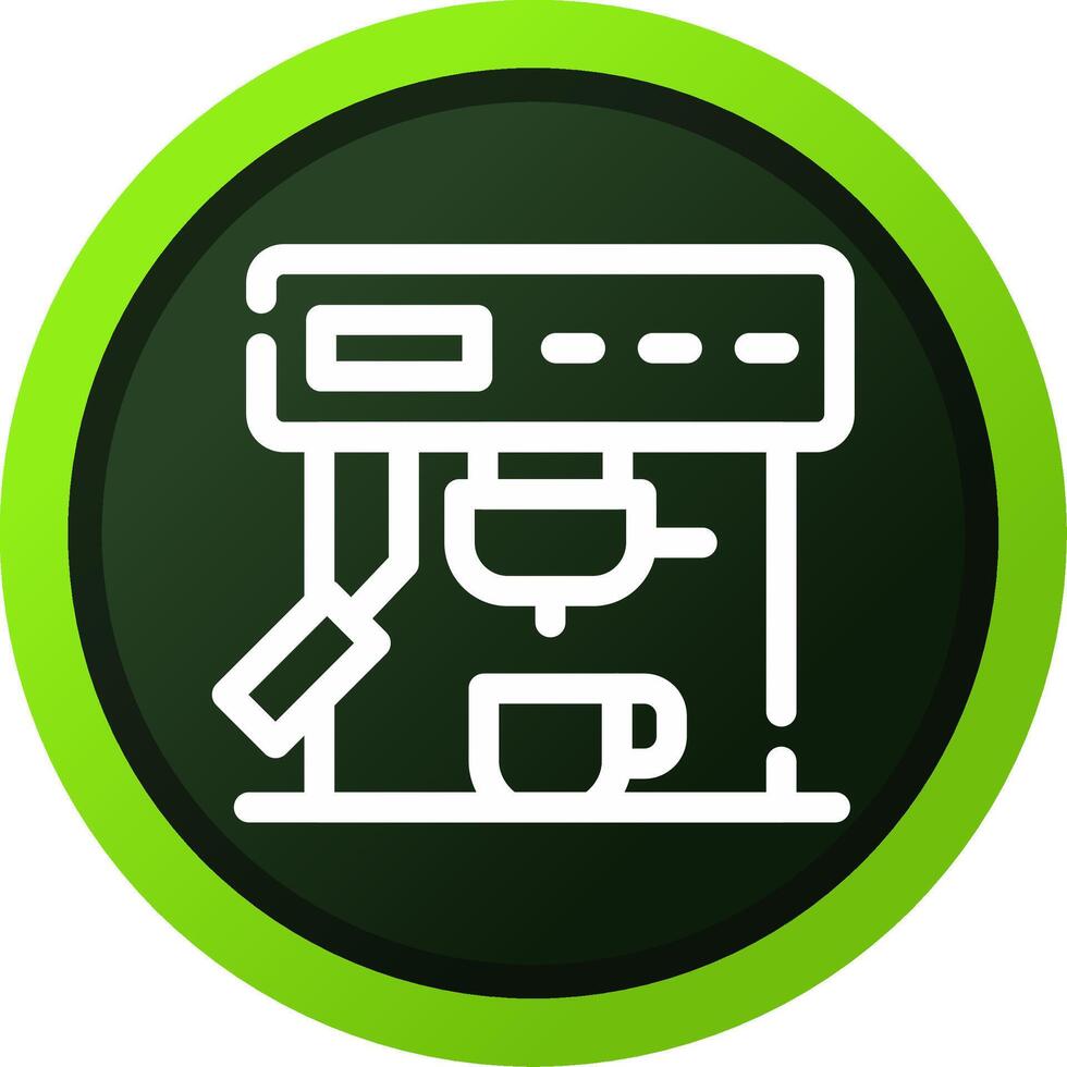 Coffee Machine Creative Icon Design vector