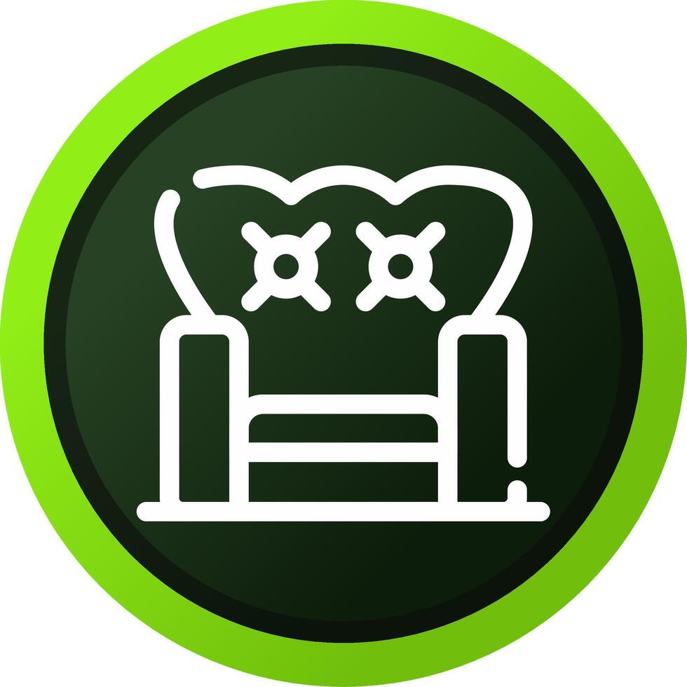 diseño de icono creativo de sillón vector