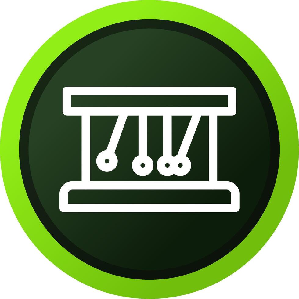 Newton Cradle Creative Icon Design vector