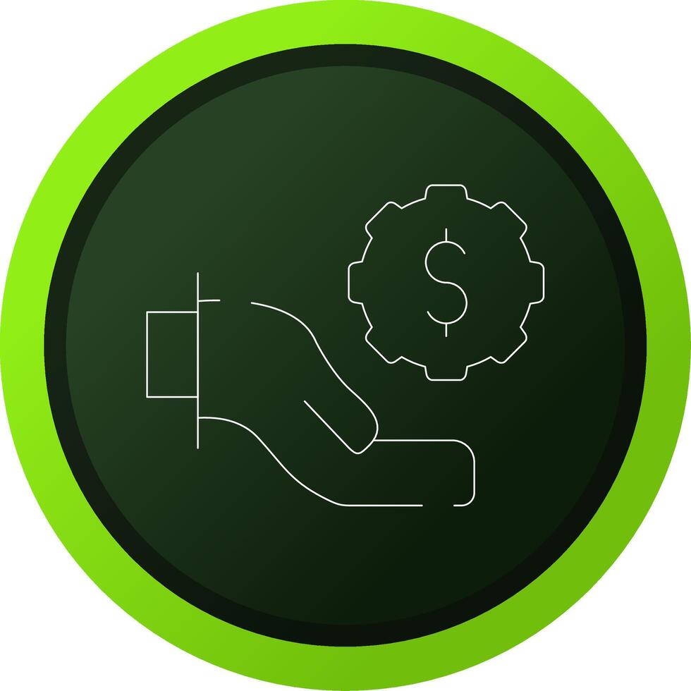 Financing Options Creative Icon Design vector