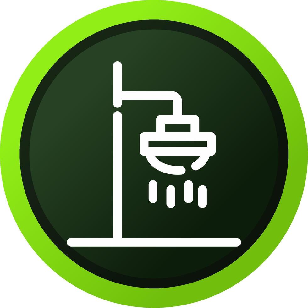 Roof Shower Creative Icon Design vector