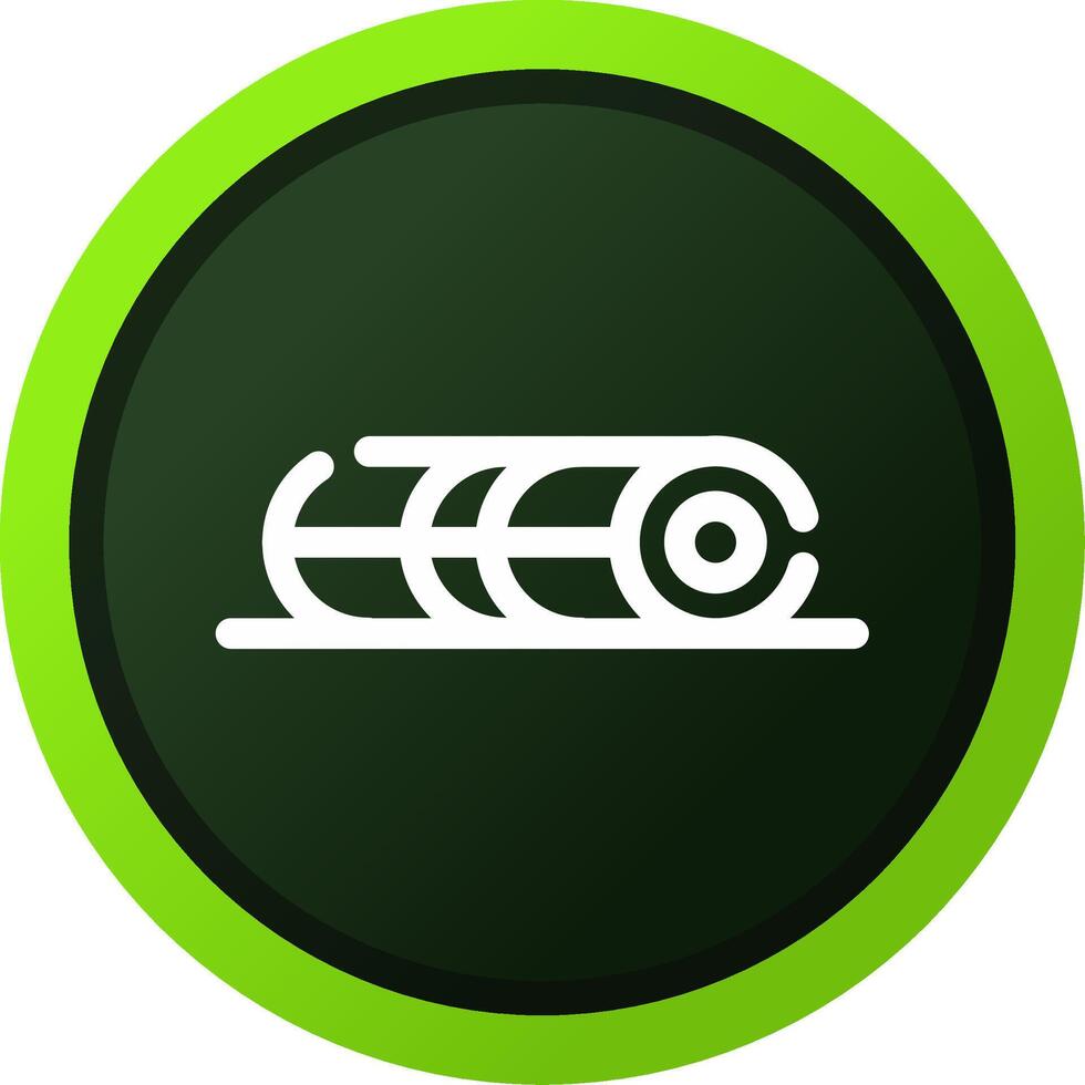 Foam Roller Creative Icon Design vector